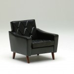 U36210BD　Lobby chair_one seater_standard black